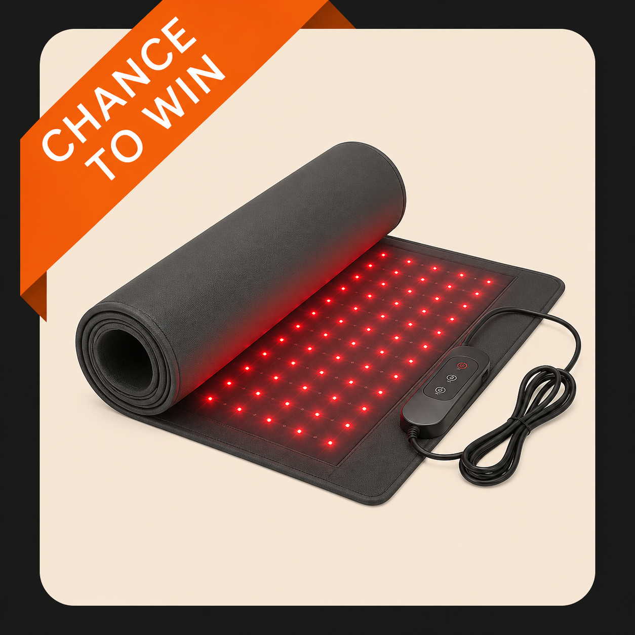 Chance to Win Red Light Mat
