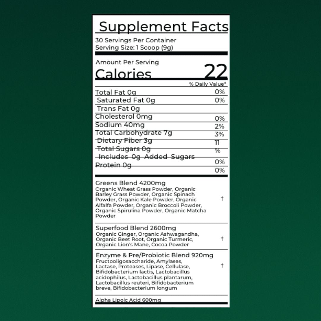 Super Greens Nerve Blend